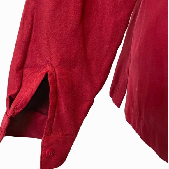 Northern Reflections Red Soft Button Up Shirt - Picture 9 of 10
